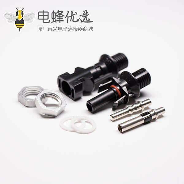 MC4光缆连接器一套公母太阳能光伏连接器防水