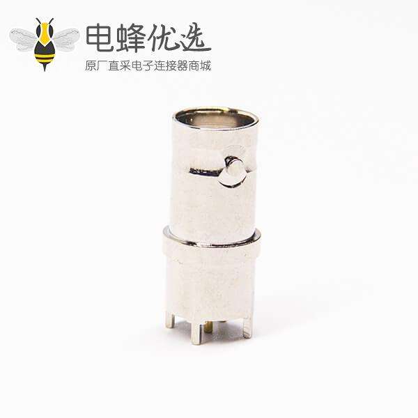 bnc直型母头射频同轴连接器插板式接PCB板
