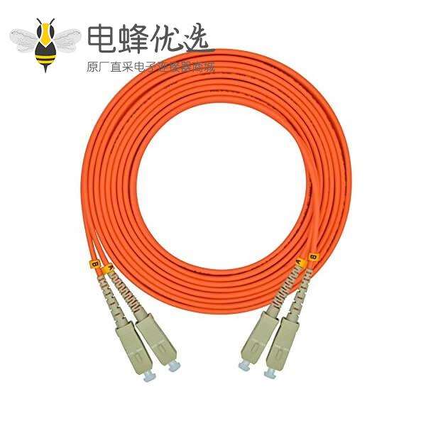 SC SC光纤跳线3米50/125&mu;m OM2双工多模