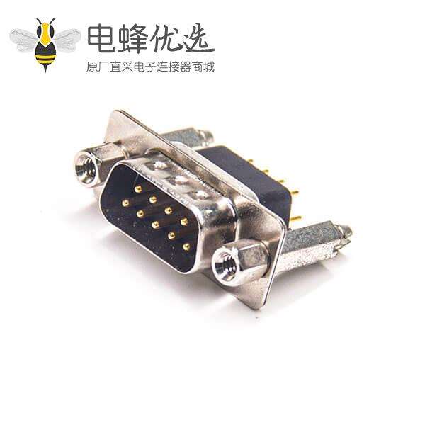 D-SUB9PIN公头高侧面插板180度镀金车针