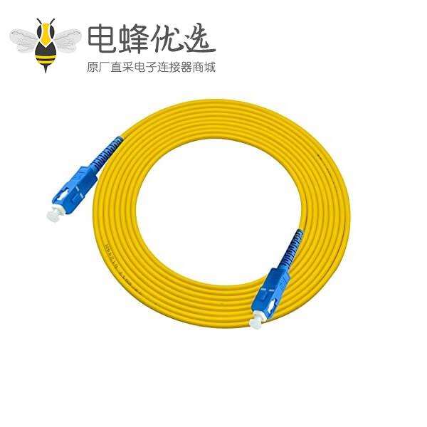 SC光纤跳线单工单模 9/125&mu;m OS2线长3M