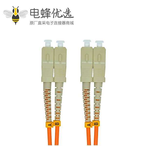 SC SC光纤跳线3米50/125&mu;m OM2双工多模