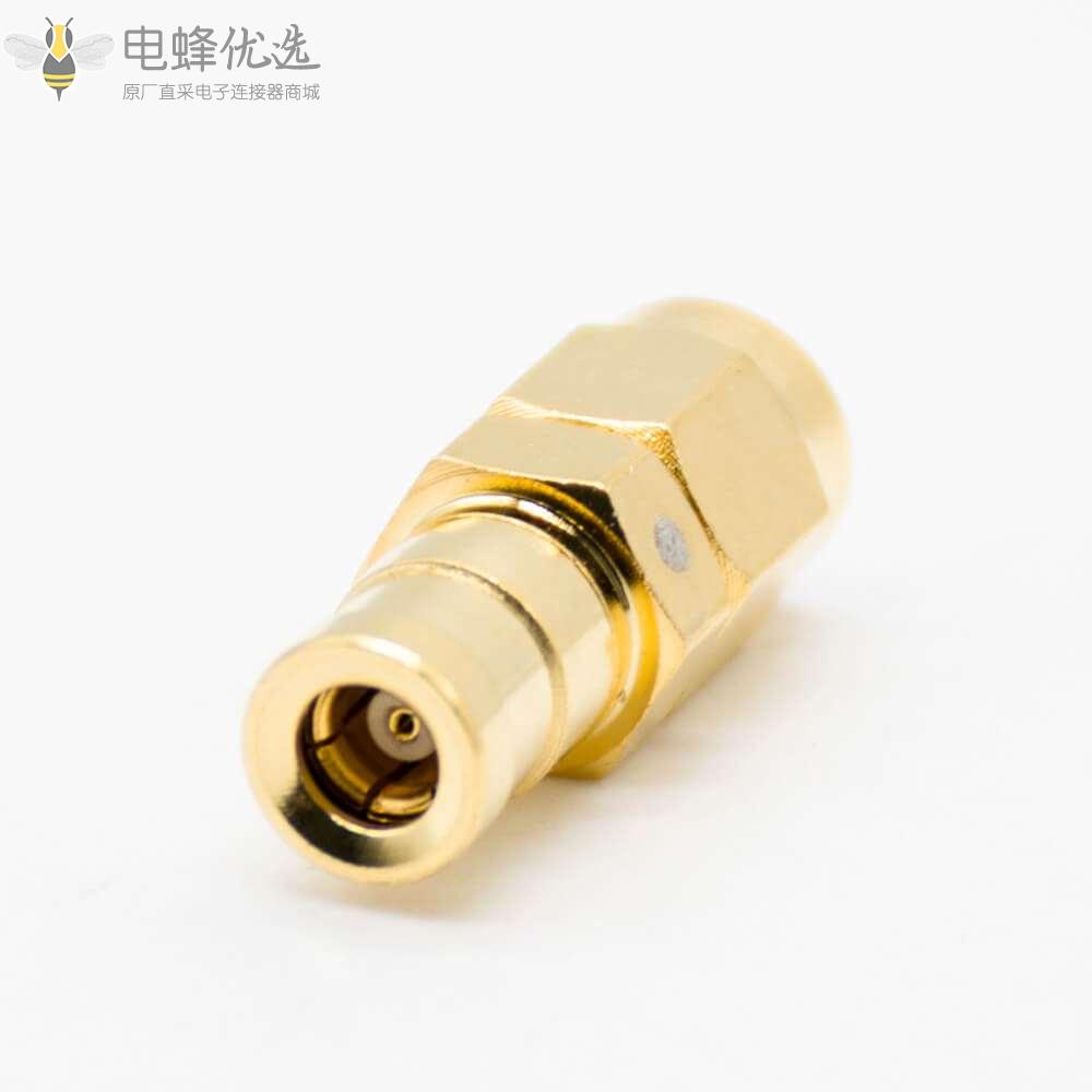 SMA转SMB转接头JK直式公头转公头镀金RF转接头