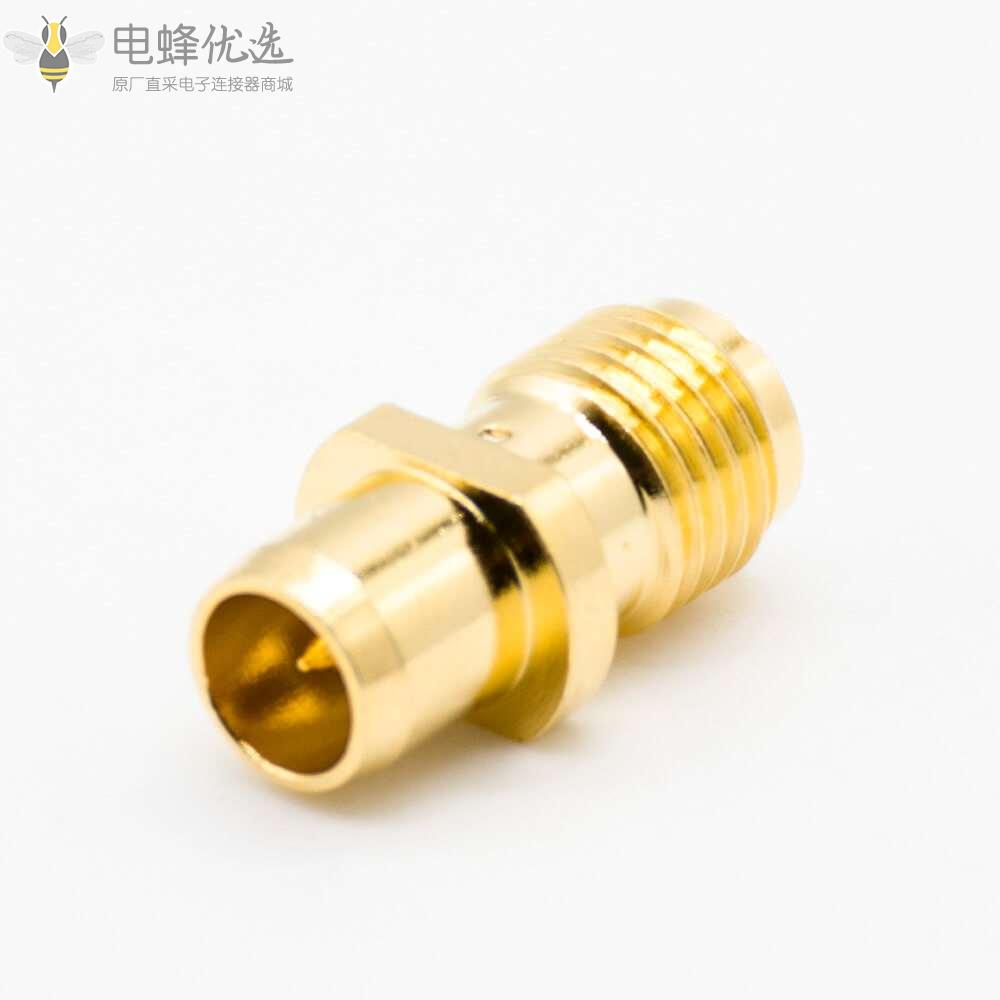 sma母头转BMA公头直式射频同轴连接器镀金RF转接头
