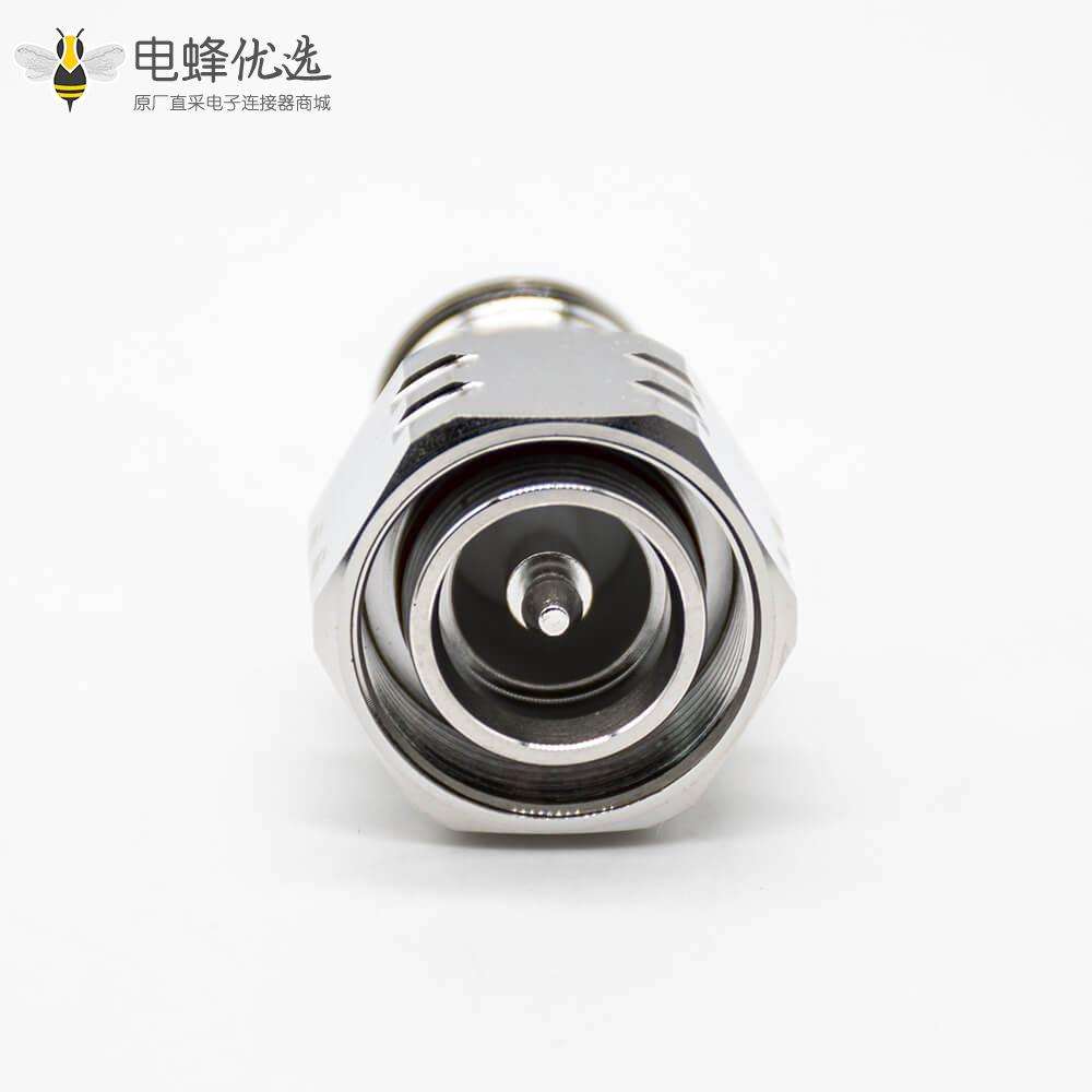 N母头转4.3-10公头镀镍直式同轴RF转接头