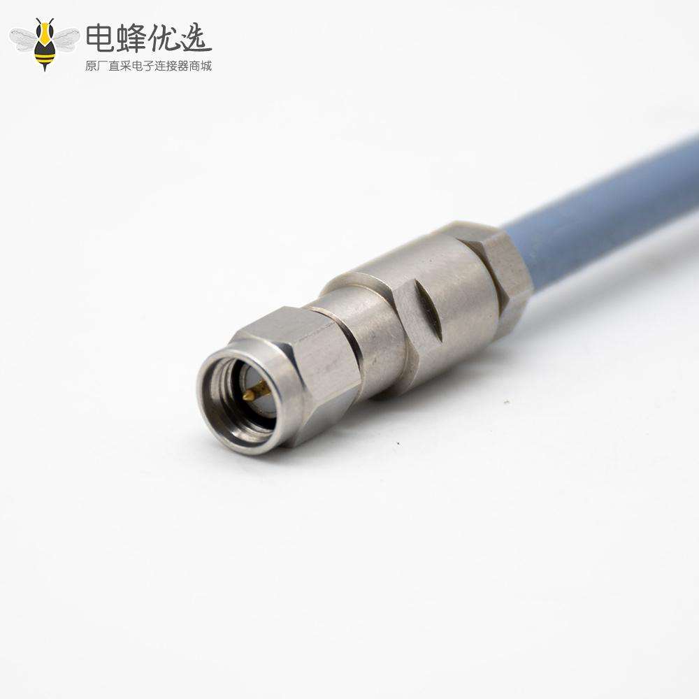 SMA公头转公头不锈钢直对直式RF延长线微波线材
