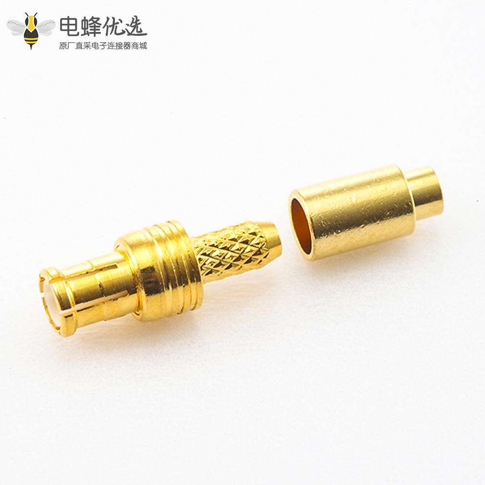电缆RG178 MCX连接器直式公头压接型50&Omega;